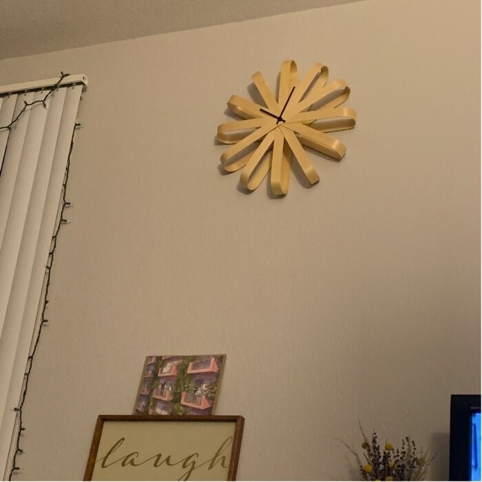 Ribbonwood Wall Clock