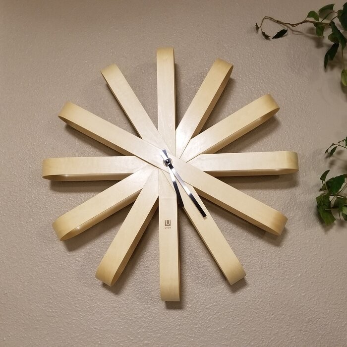 Ribbonwood Wall Clock