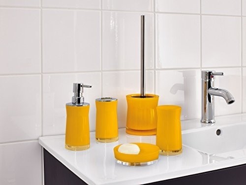 RIDDER 2103504.0 Soap Dispenser Disco, 6.5 x 6.5 x 19 cm, Yellow