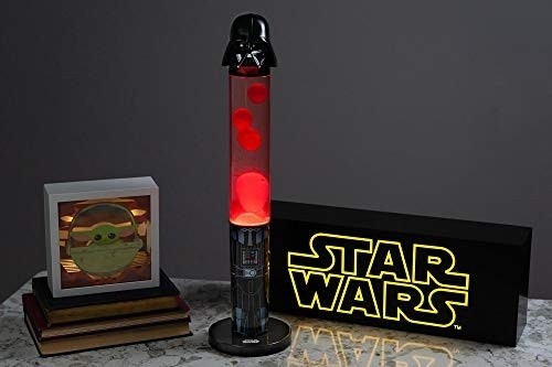 Robe Factory LLC Star Wars Darth Vader 18-Inch 3D Top Motion Lamp, Mood Light