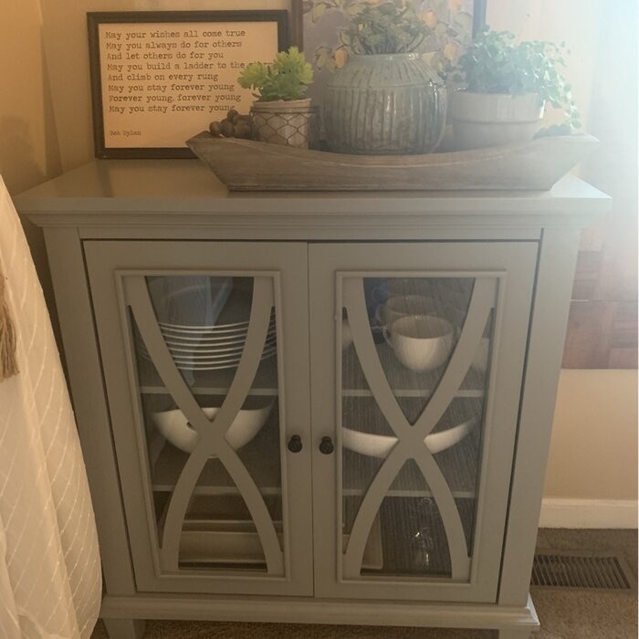 Rosendale 33.97'' Tall 2 - Door Accent Cabinet
