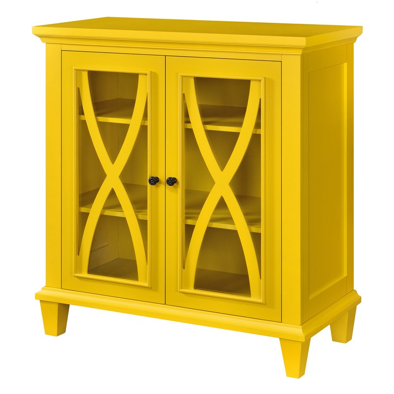Rosendale 33.97'' Tall 2 - Door Accent Cabinet