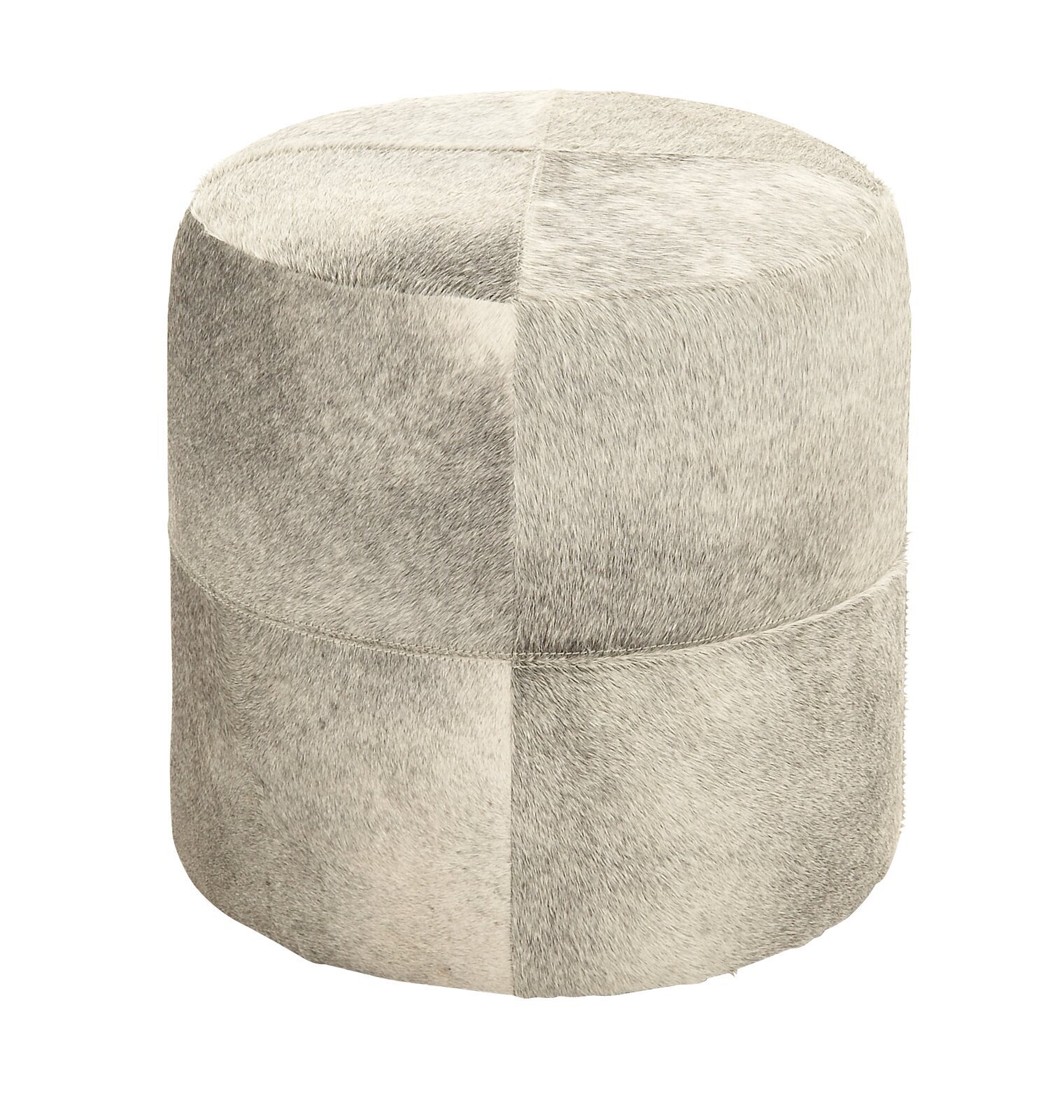 Round and Patterned Ottoman