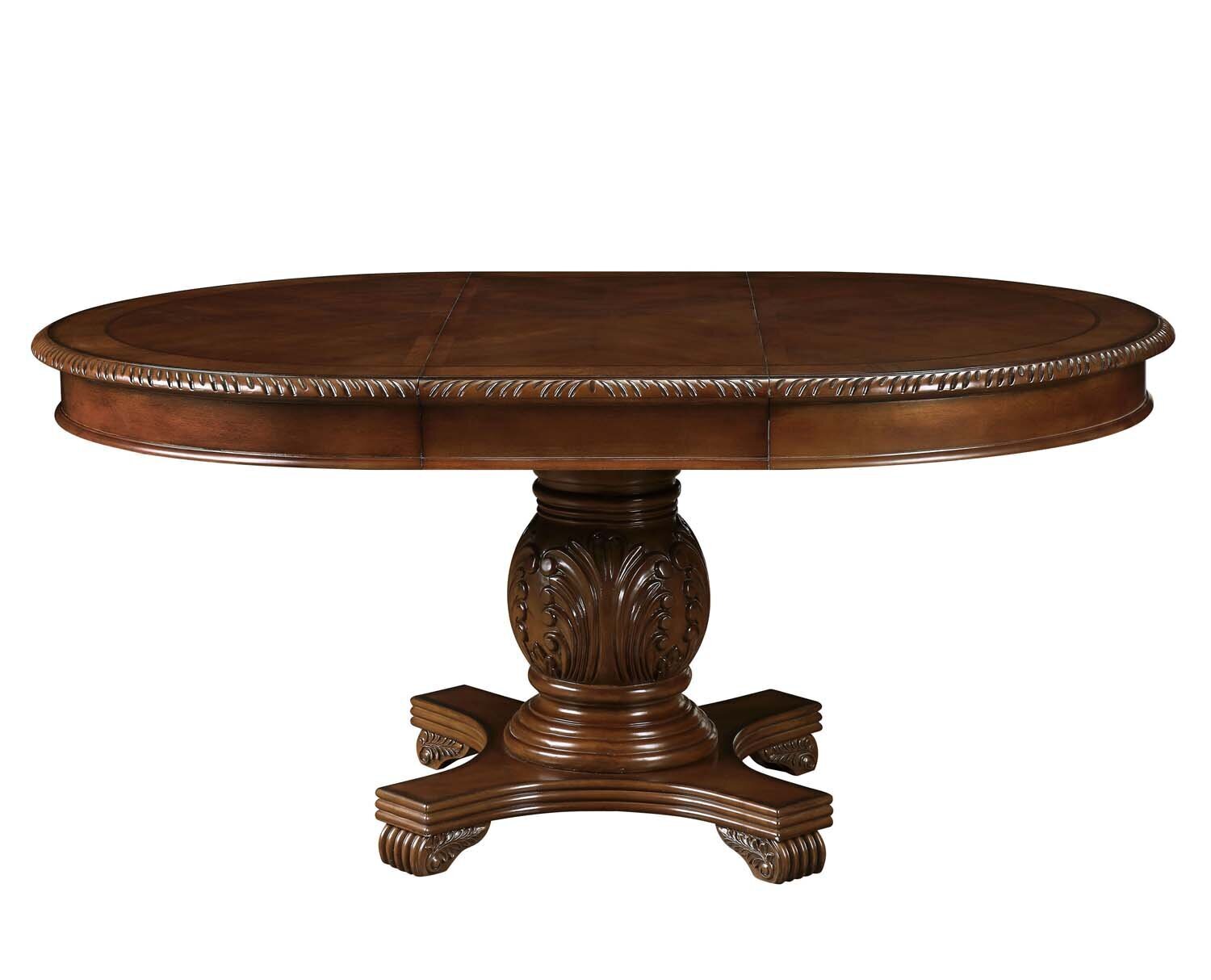 Round Counter Height Dining Table With Pedestal Base