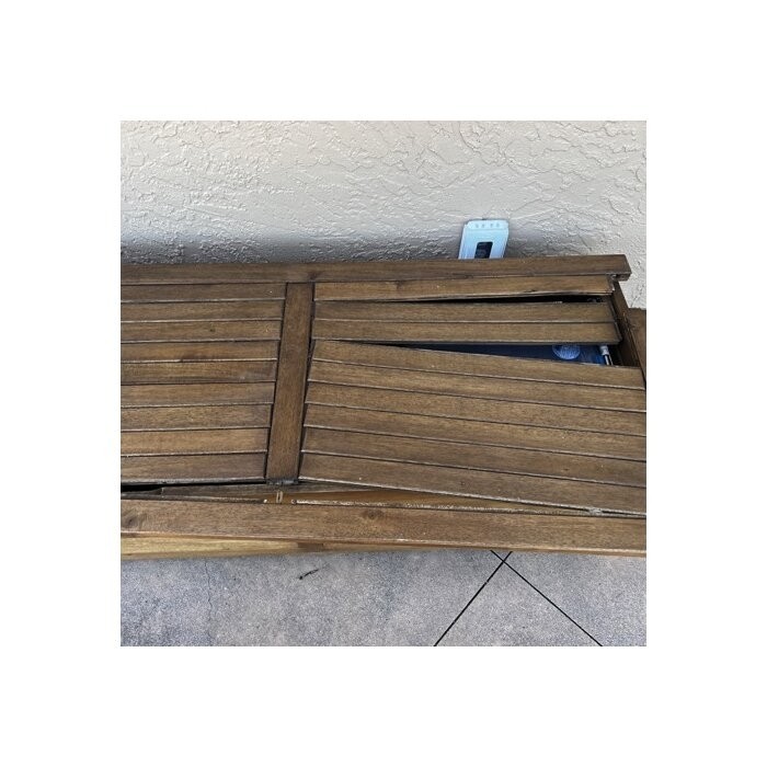 Sand & Stable™ Amagansett 78.87 Gallons Gallon Water Resistant Acacia Solid Wood Deck Box