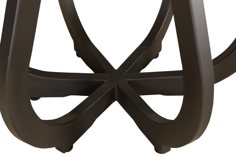 Satchwell 48'' Genuine Marble Iron Pedestal Dining Table
