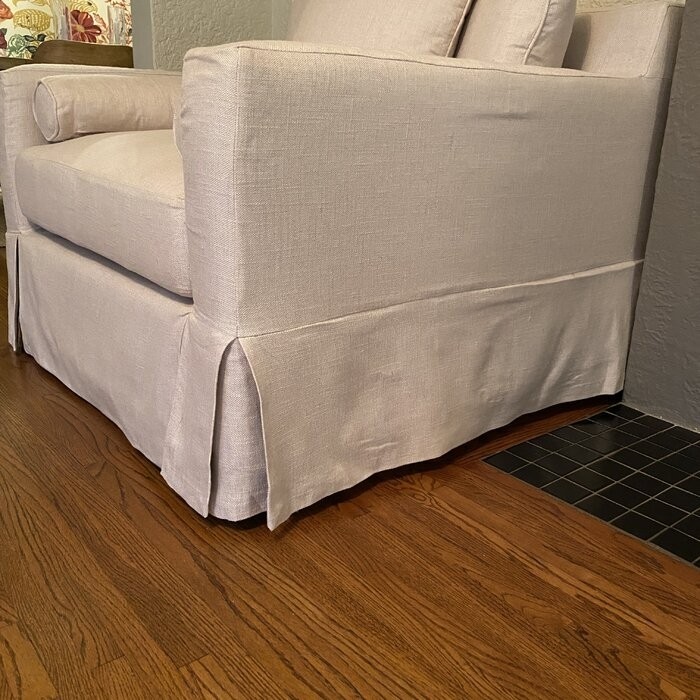 Seahaven 45'' Wide Slipcovered Chair And A Half
