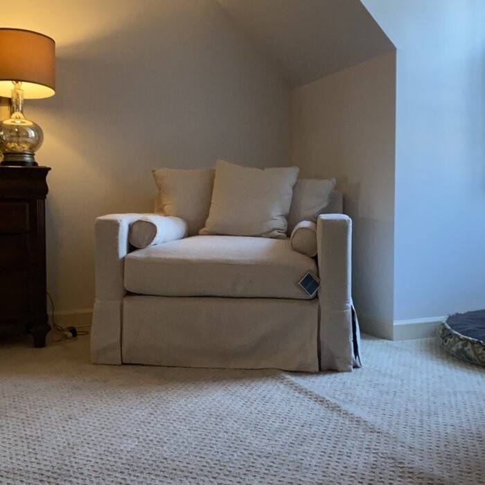 Seahaven 45'' Wide Slipcovered Chair And A Half