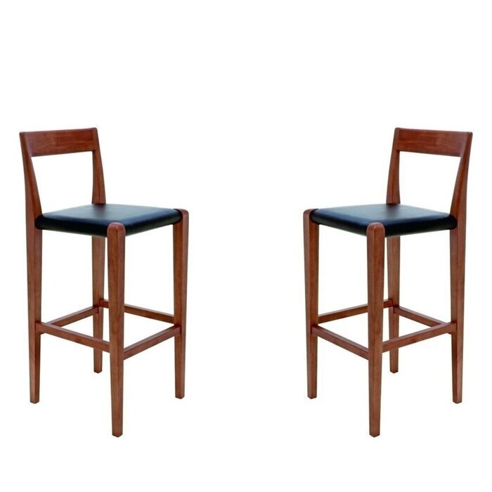 Set of Two Mid Century Modern Counter Stools