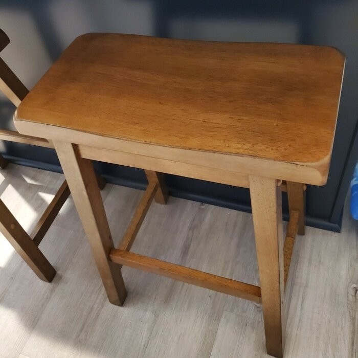 Sharman Solid Wood Bar & Counter Stool