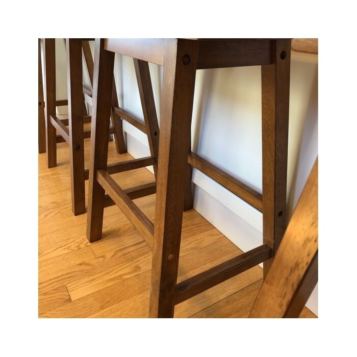 Sharman Solid Wood Bar & Counter Stool