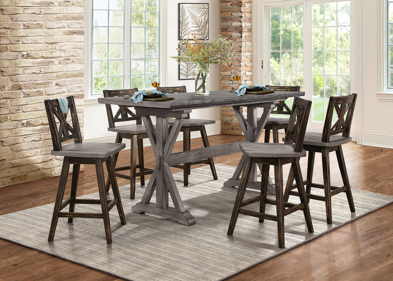Sheila Counter Height 72'' Dining Table