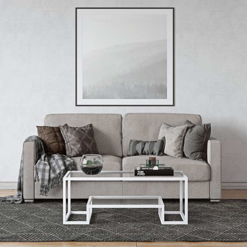 Shumake Frame Coffee Table with Storage