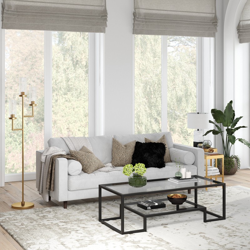 Shumake Frame Coffee Table with Storage