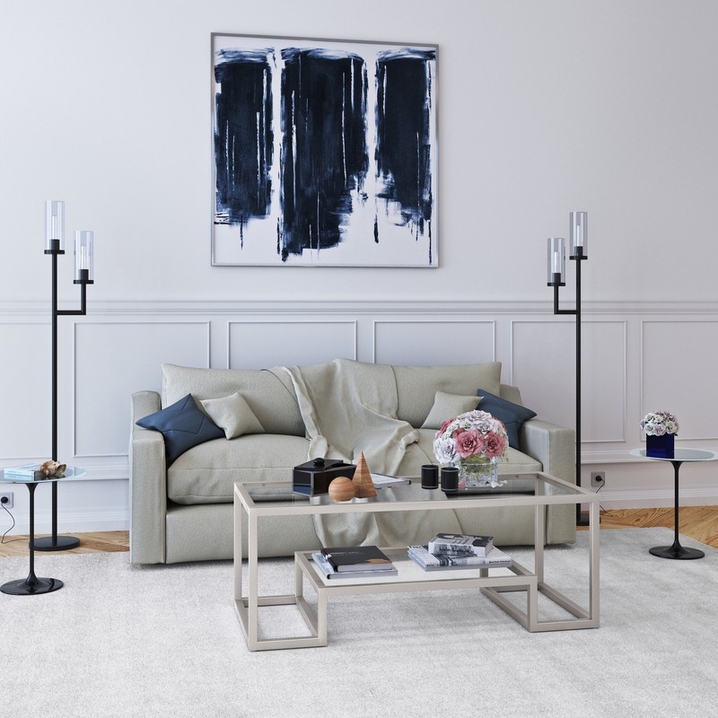 Shumake Frame Coffee Table with Storage