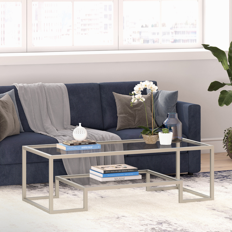 Shumake Frame Coffee Table with Storage