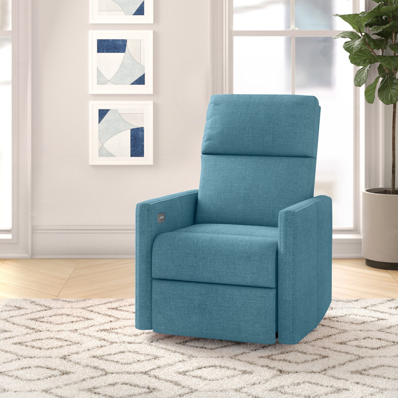 Simple Small Bedroom Recliner Chair