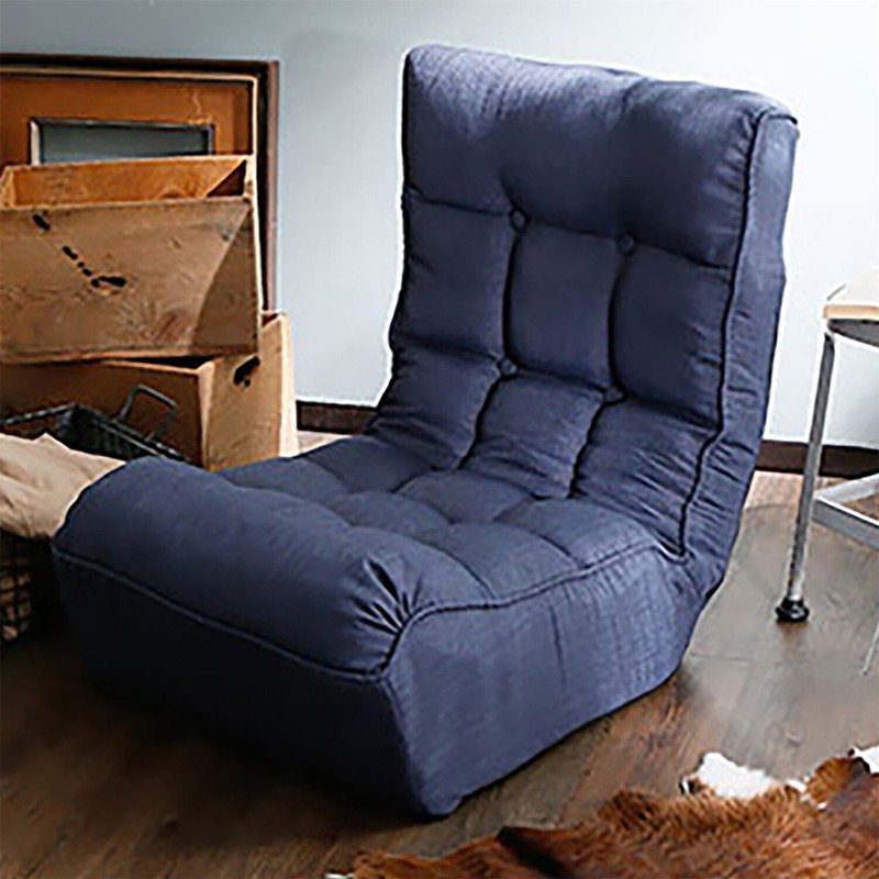 Single Sofa Reclining Chair Japanese Chair Lazy Sofa Tatami Balcony Reclining Chair Leisure Sofa Adjustable Chair