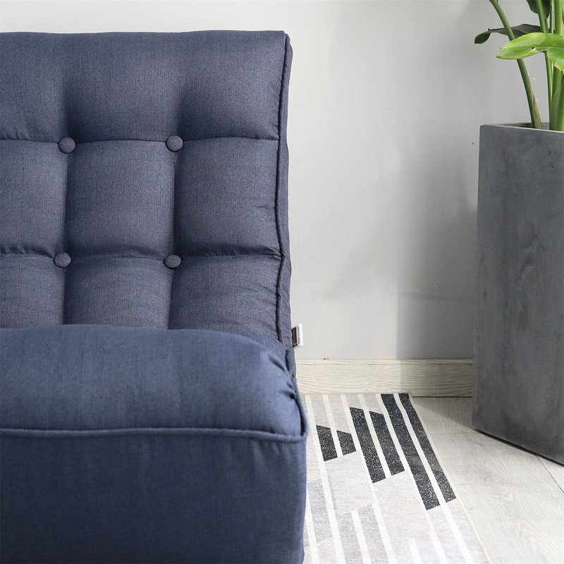 Single Sofa Reclining Chair Japanese Chair Lazy Sofa Tatami Balcony Reclining Chair Leisure Sofa Adjustable Chair