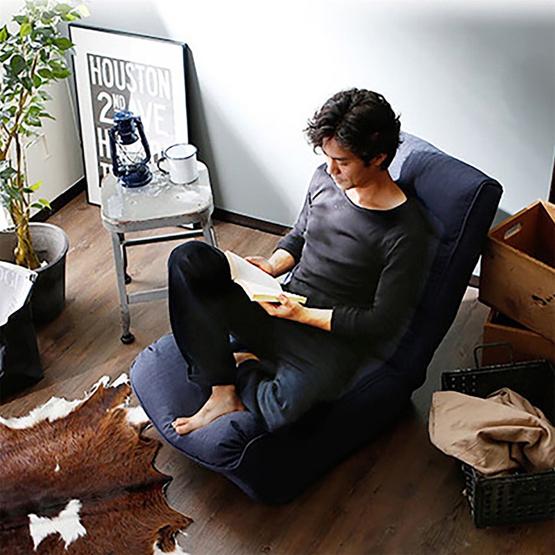 Single Sofa Reclining Chair Japanese Chair Lazy Sofa Tatami Balcony Reclining Chair Leisure Sofa Adjustable Chair