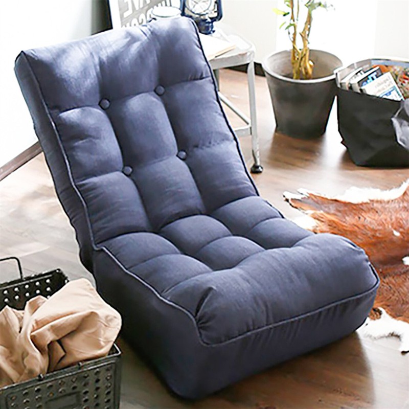 Single Sofa Reclining Chair Japanese Chair Lazy Sofa Tatami Balcony Reclining Chair Leisure Sofa Adjustable Chair