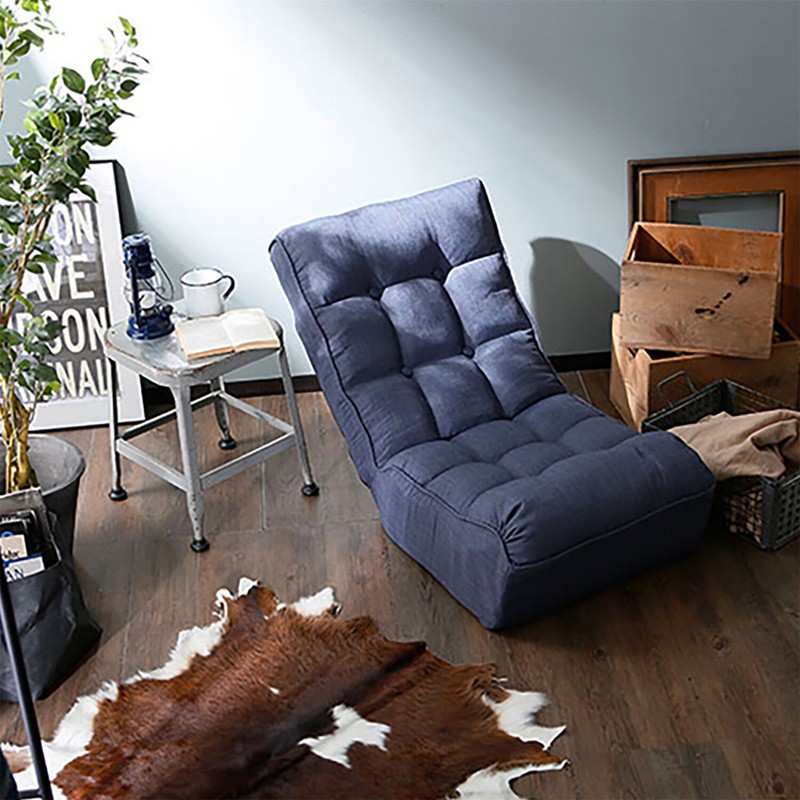 Single Sofa Reclining Chair Japanese Chair Lazy Sofa Tatami Balcony Reclining Chair Leisure Sofa Adjustable Chair