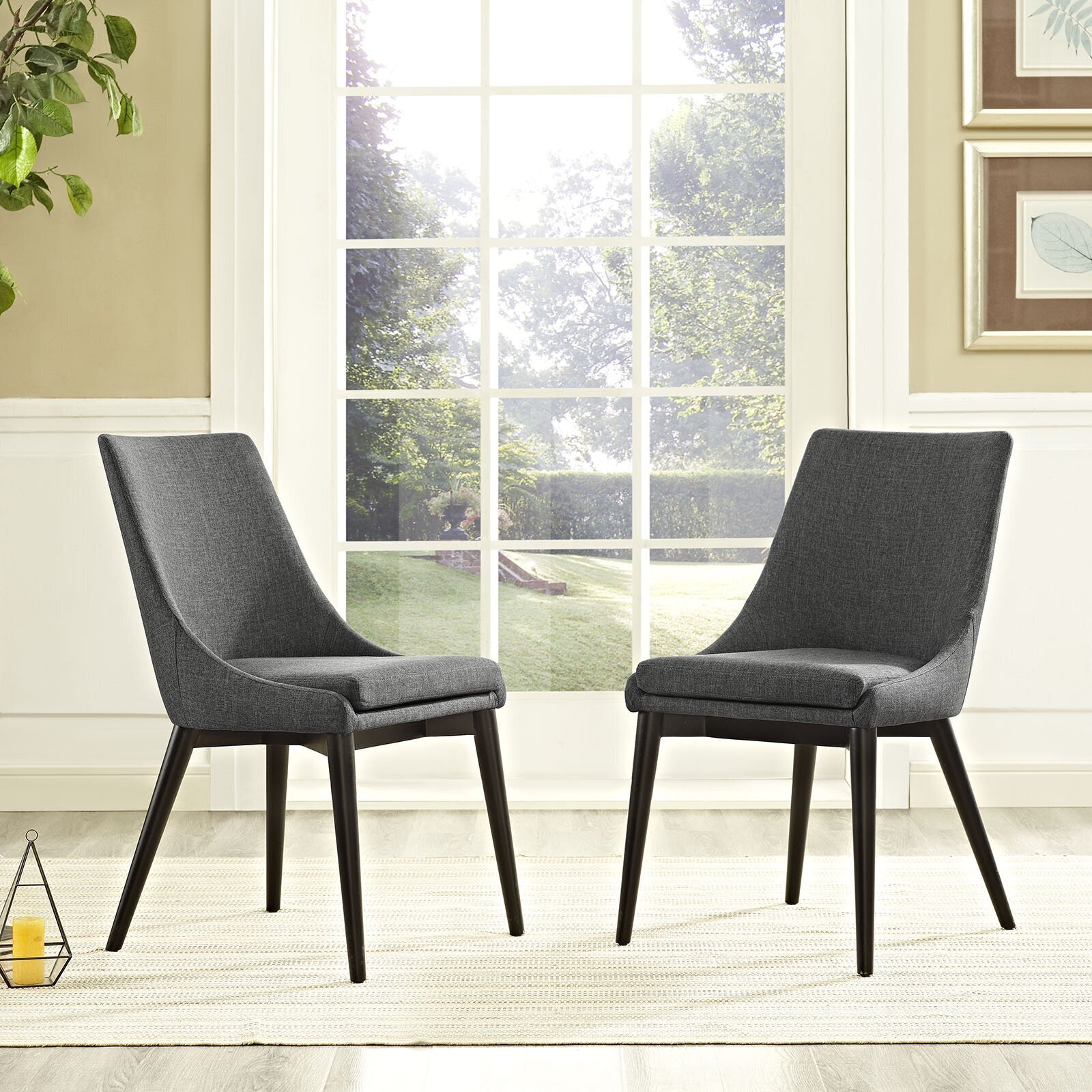 Sleek yet durable dining chair