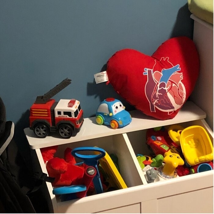 Snio Toy Box with Section Divider