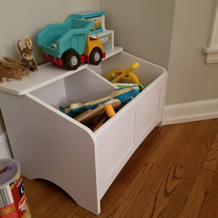 Snio Toy Box with Section Divider