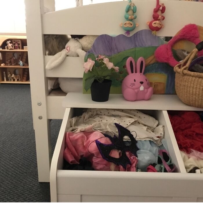 Snio Toy Box with Section Divider