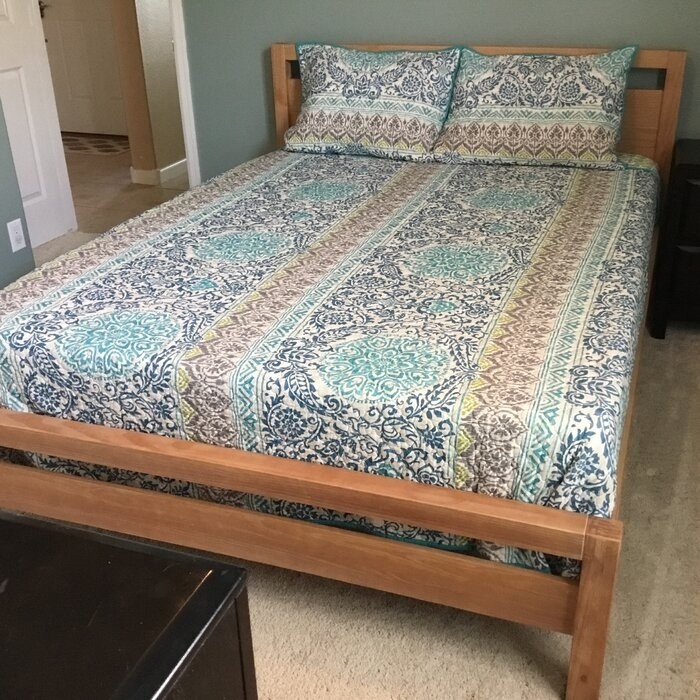 Solid Wood Platform Configurable Bedroom Set