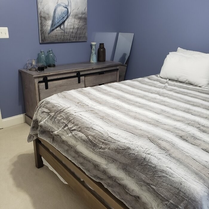 Solid Wood Platform Configurable Bedroom Set