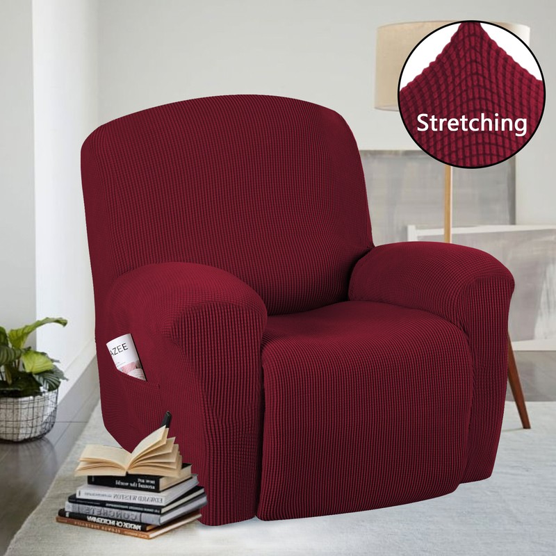 Spandex Box Cushion Sectional Slipcover