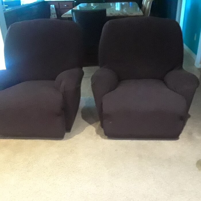 Spandex Box Cushion Sectional Slipcover