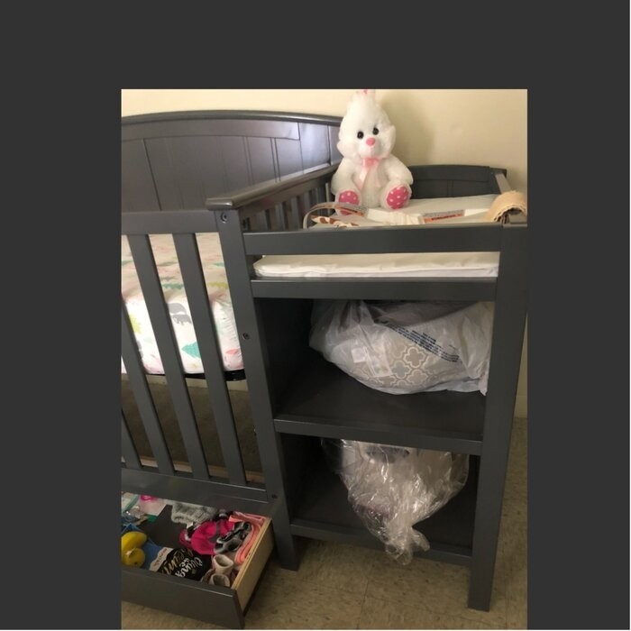Stardust 4-in-1 Convertible Crib and Changer