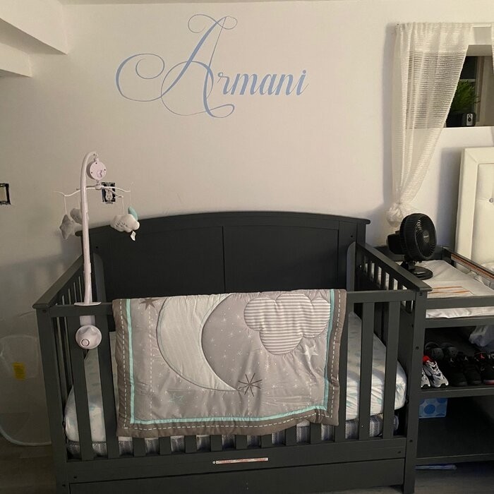 Stardust 4-in-1 Convertible Crib and Changer