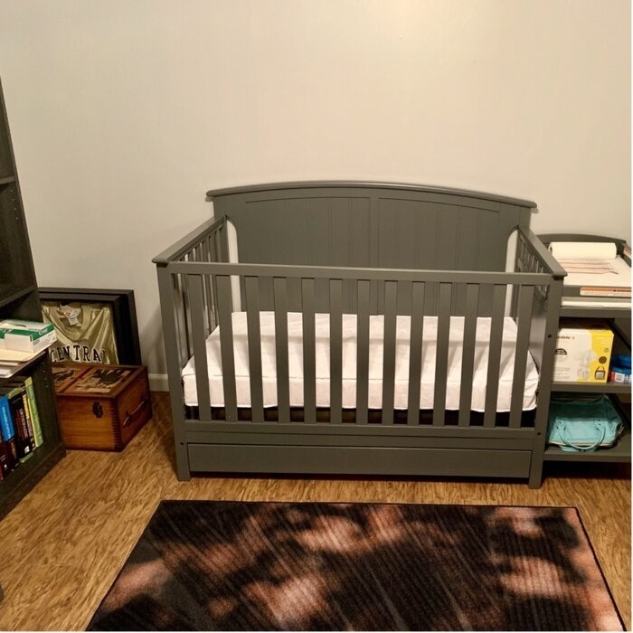 Stardust 4-in-1 Convertible Crib and Changer