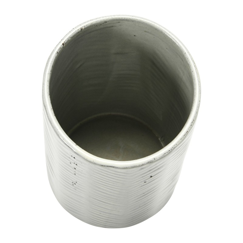 Stoneware Reactive Utensil Crock