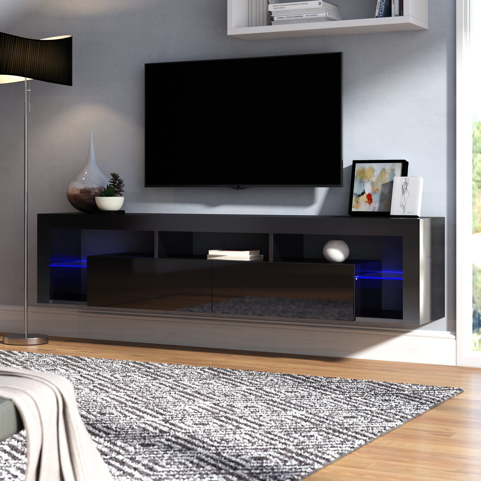 Stylish TV Stand With Clean Lines