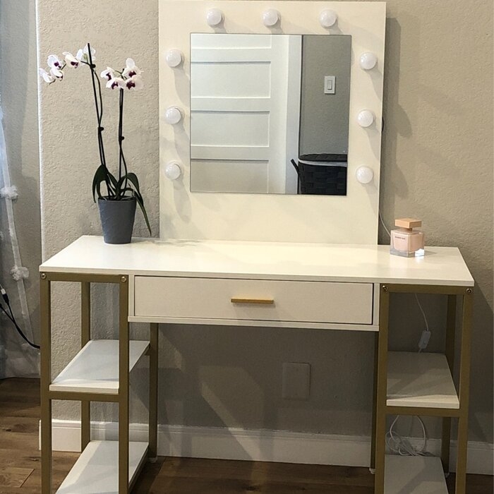 Sumpter 47.24'' Wide Vanity with Mirror
