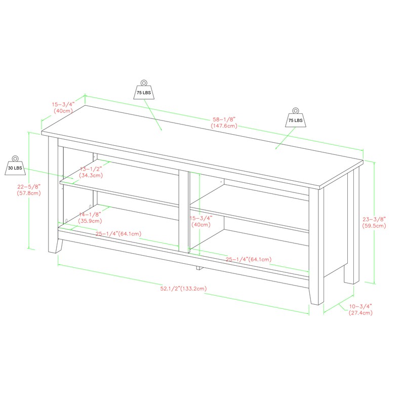 Sunbury TV Stand for TVs up to 65"
