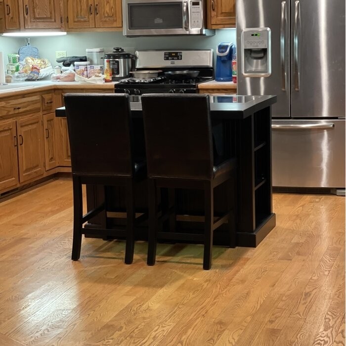 Swanscombe 48'' Wide Kitchen Island Set with Granite Top