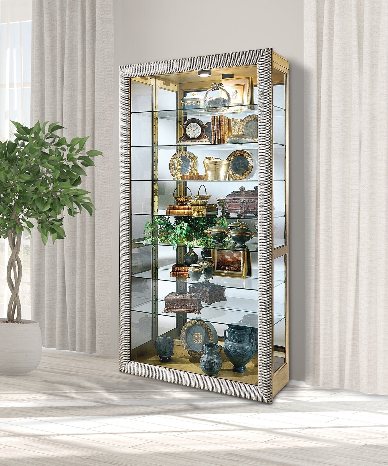 Tall China Cabinet With Sliding Doors