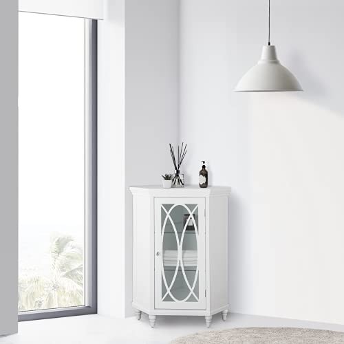 Teamson Home TYG-62392 Lombard Corner Floor Cabinet