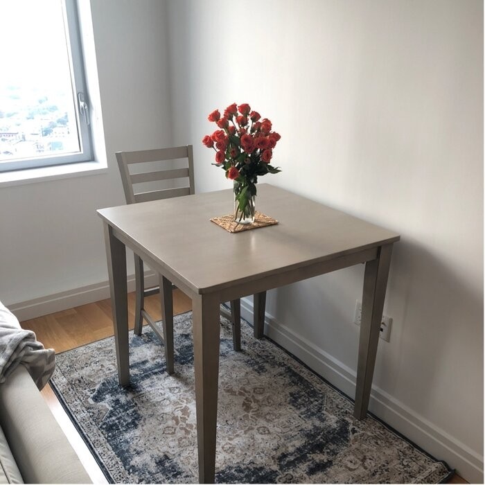 Tevis Counter Height 36'' Solid Wood Dining Table