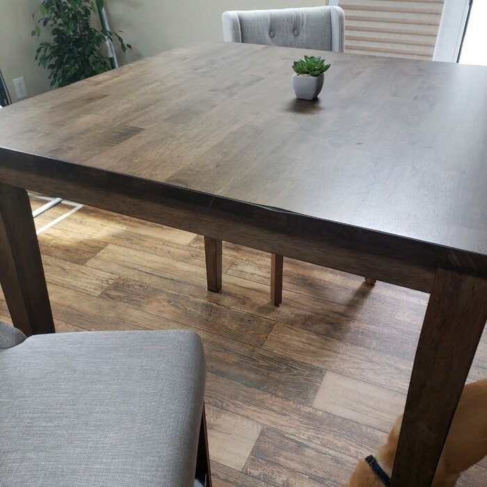 Tevis Counter Height 36'' Solid Wood Dining Table