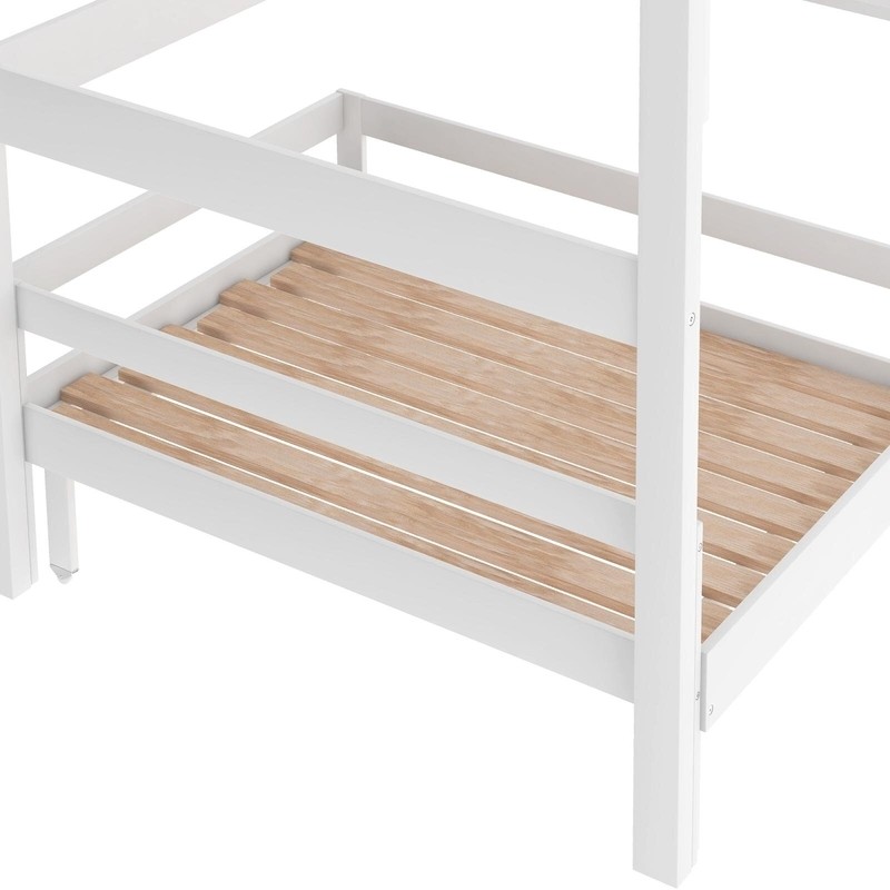 Thale Twin Loft Bed and Mattress with Built-in-Desk by Harriet Bee