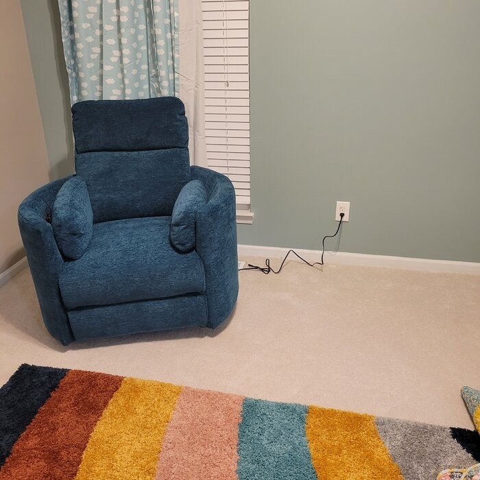 Theodore 40'' Wide Power Glider Standard Recliner