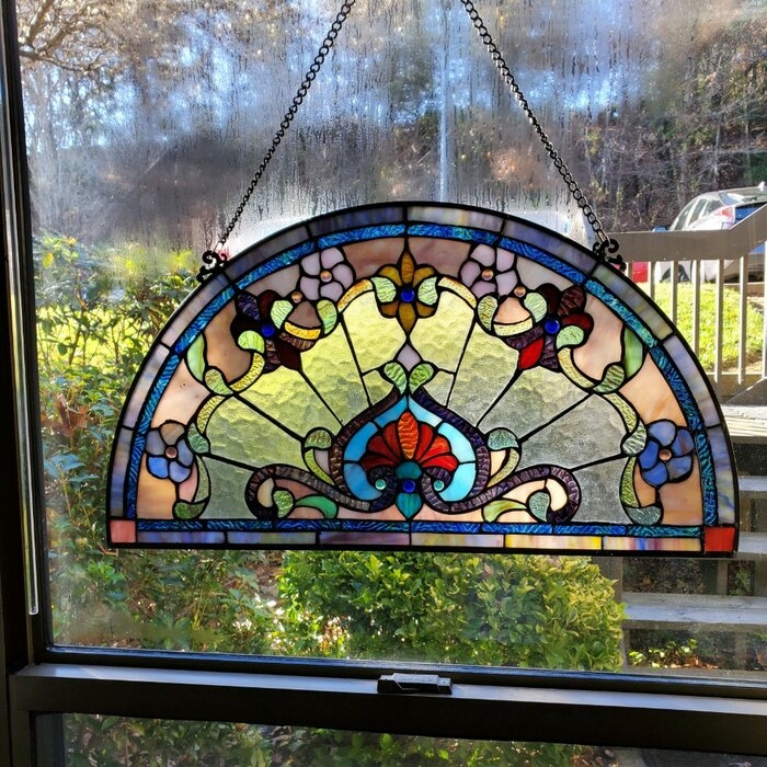 Tiffany-Glass Window Panel