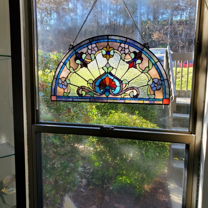 Tiffany-Glass Window Panel
